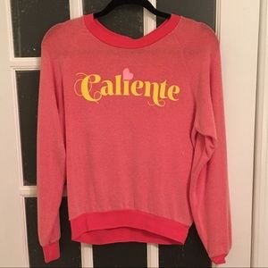 HP!!✨New✨WILDFOX Sweatshirt Pink Graphic Pullover